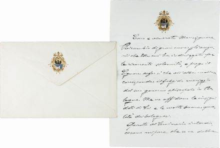 Benedictus [papa XV] : Raccolta di 26 lettere autografe firmate.  - Asta Manoscritti, Libri, Autografi, Stampe & Disegni - Libreria Antiquaria Gonnelli - Casa d'Aste - Gonnelli Casa d'Aste