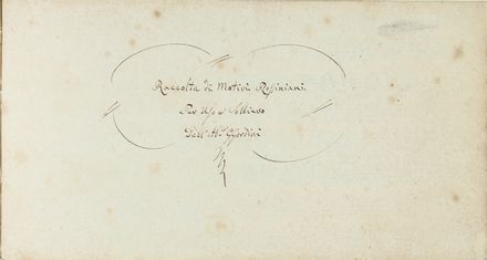  Rossini Gioachino : Duettino / Nella Zelmira [...] / con accompag.to di P. F.  - Asta Manoscritti, Libri, Autografi, Stampe & Disegni - Libreria Antiquaria Gonnelli - Casa d'Aste - Gonnelli Casa d'Aste