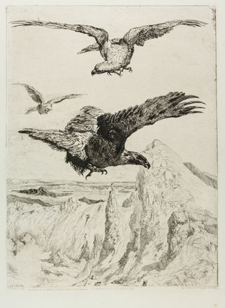  François-Nicolas Chifflart  (St. Omer, 1825 - Parigi, 1901) : Perseo.  - Asta Manoscritti, Libri, Autografi, Stampe & Disegni - Libreria Antiquaria Gonnelli - Casa d'Aste - Gonnelli Casa d'Aste