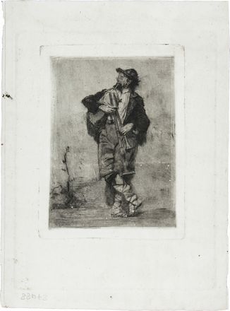 Mosè Bianchi  (Monza, 1840 - 1904) : Fanciulla inginocchiata.  - Asta Manoscritti, Libri, Autografi, Stampe & Disegni - Libreria Antiquaria Gonnelli - Casa d'Aste - Gonnelli Casa d'Aste