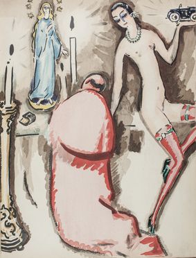  Leclère Paul : Venise seuil des eaux. Aquarelles de Van Dongen.  Cornelis Theodorus Marie (van) Dongen  - Asta Manoscritti, Libri, Autografi, Stampe & Disegni - Libreria Antiquaria Gonnelli - Casa d'Aste - Gonnelli Casa d'Aste