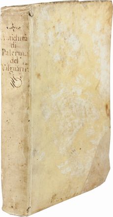  Valguarnera Mariano : Discorso dell'origine ed antichita di Palermo e de' primi abitatori della Sicilia, e dell'Italia.  - Asta Manoscritti, Libri, Autografi, Stampe & Disegni - Libreria Antiquaria Gonnelli - Casa d'Aste - Gonnelli Casa d'Aste