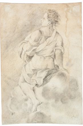  Anonimo emiliano-veneto del XVII secolo : Lotto composto da 2 disegni.  - Asta Manoscritti, Libri, Autografi, Stampe & Disegni - Libreria Antiquaria Gonnelli - Casa d'Aste - Gonnelli Casa d'Aste