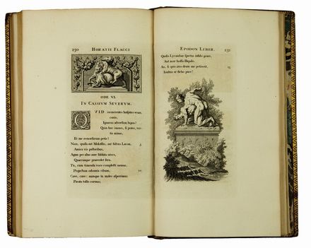  Horatius Flaccus Quintus : Opera. Vol I (-II).  John Pine  - Asta Libri, Grafica - Libreria Antiquaria Gonnelli - Casa d'Aste - Gonnelli Casa d'Aste