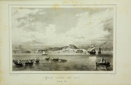  Ajello Giambattista [e altri], D'Ayala Mariano [e altri] : Napoli e i luoghi celebri delle sue vicinanze. Volume I (-II).  Benedetto Marzolla, Achille Gigante, Achille Vianelli, Francesco Wenzel, Antonio Zezon  (Napoli, 1803 - 1881)  - Asta Libri, Grafica - Libreria Antiquaria Gonnelli - Casa d'Aste - Gonnelli Casa d'Aste