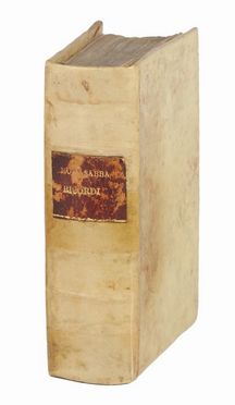  Castiglione Sabba (da) : Ricordi overo ammaestramenti [...] nei quali con prudenti et Christiani discorsi si ragiona di tutte le materie honorate... Teologia, Filosofia, Religione  - Auction Books, Prints and Drawings - Libreria Antiquaria Gonnelli - Casa d'Aste - Gonnelli Casa d'Aste