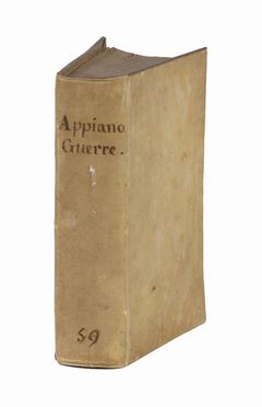  Appianus (Alexandrinus) : Delle guerre civili de Romani tradotto da Alexandro Braccese fiorentino... Storia, Storia, Diritto e Politica  Alessandro Braccesi  - Auction Books, Prints and Drawings - Libreria Antiquaria Gonnelli - Casa d'Aste - Gonnelli Casa d'Aste