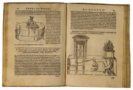  Hero (Alexandrinus) : Gli artificiosi e curiosi moti spiritali [...]. Tradotti da Gio: Battista Aleotti... Letteratura classica, Figurato, Scienze tecniche e matematiche, Letteratura, Collezionismo e Bibiografia  Giovanni Battista Aleotti  - Auction Books, Prints and Drawings - Libreria Antiquaria Gonnelli - Casa d'Aste - Gonnelli Casa d'Aste