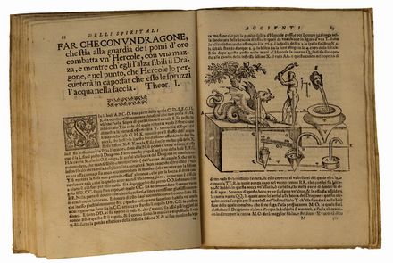  Hero (Alexandrinus) : Gli artificiosi e curiosi moti spiritali [...]. Tradotti da Gio: Battista Aleotti...  Giovanni Battista Aleotti  - Asta Libri, Grafica - Libreria Antiquaria Gonnelli - Casa d'Aste - Gonnelli Casa d'Aste