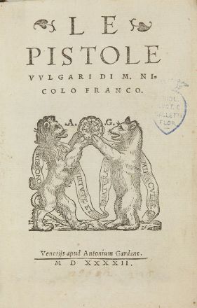  Franco Niccolò : Le pistole vulgari...  - Asta Libri, Grafica - Libreria Antiquaria Gonnelli - Casa d'Aste - Gonnelli Casa d'Aste