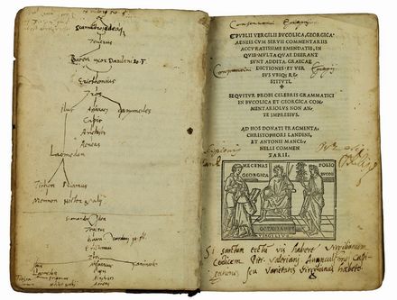  Vergilius Maro Publius : Bucolica, Georgica, Aeneis cum Servii Commentariis accuratissime emendatis...  Maurus Honoratus Servius, Giovanni Battista Cipelli, Aelius Donatus, Cristoforo Landino, Giovanni Andrea Valvassori (detto il Guadagnino)  - Asta Libri, Grafica - Libreria Antiquaria Gonnelli - Casa d'Aste - Gonnelli Casa d'Aste