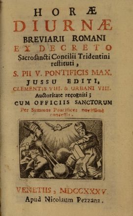 Horae diurnae breviarii romani...  - Asta Libri, Grafica - Libreria Antiquaria Gonnelli - Casa d'Aste - Gonnelli Casa d'Aste