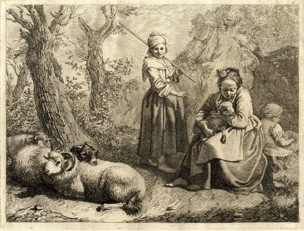  Francesco Londonio  (Milano, 1723 - 1783) : Tre scene campestri.  - Asta Libri, Grafica - Libreria Antiquaria Gonnelli - Casa d'Aste - Gonnelli Casa d'Aste