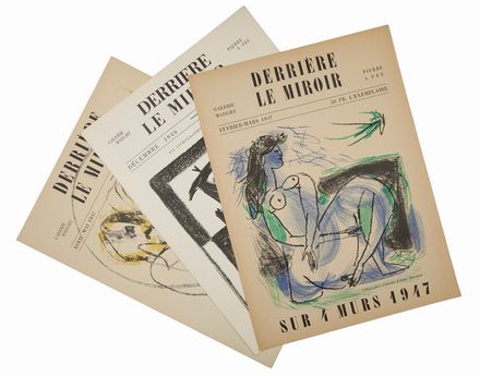 Derrière le miroir.  Joan Mir  (Montroig, 1893 - Palma di Majorca, 1983), Paul Eluard  - Asta Libri, Grafica - Libreria Antiquaria Gonnelli - Casa d'Aste - Gonnelli Casa d'Aste