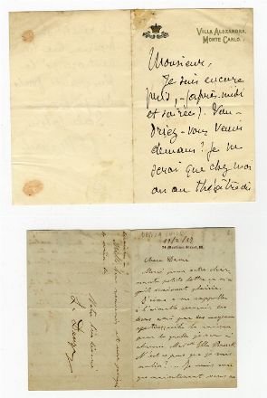  Puccini Giacomo : Firma autografa su cartolina non viaggiata.  - Asta Libri, Grafica - Libreria Antiquaria Gonnelli - Casa d'Aste - Gonnelli Casa d'Aste