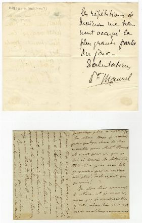  Puccini Giacomo : Firma autografa su cartolina non viaggiata.  - Asta Libri, Grafica - Libreria Antiquaria Gonnelli - Casa d'Aste - Gonnelli Casa d'Aste