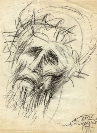  Pietro Annigoni  (Milano, 1910 - Firenze, 1988) : Due disegni.  - Asta Libri, Grafica - Libreria Antiquaria Gonnelli - Casa d'Aste - Gonnelli Casa d'Aste