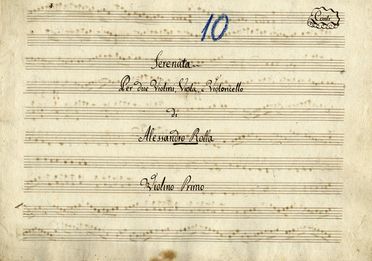  Rolla Alessandro : [Duetto per due Violini].  - Asta Libri, Grafica - Libreria Antiquaria Gonnelli - Casa d'Aste - Gonnelli Casa d'Aste