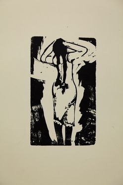  Lorenzo Viani  (Viareggio, 1882 - Ostia, 1936) : La benedizione dei morti del mare.  - Auction Books, Prints and Drawings - Libreria Antiquaria Gonnelli - Casa d'Aste - Gonnelli Casa d'Aste