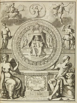  Leti Gregorio : Ritratti historici, politici, chronologici della casa serenissima et elettorale di Brandeburgo. Parte prima (-seconda).  - Asta Libri, Grafica - Libreria Antiquaria Gonnelli - Casa d'Aste - Gonnelli Casa d'Aste