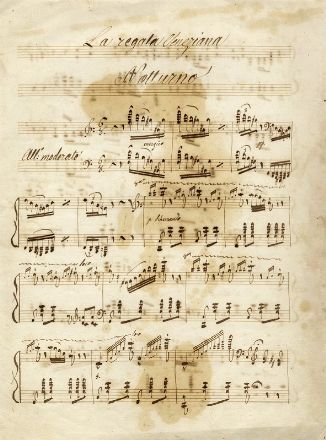  Parish Alvars Elias : Grande / Fantasie [?] / sur / L'Opera Moise de Rossini / [?] Op. 58.  - Asta Libri, Grafica - Libreria Antiquaria Gonnelli - Casa d'Aste - Gonnelli Casa d'Aste