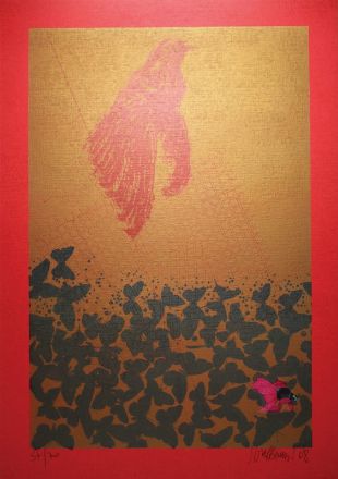  Valeriano Trubbiani  (Macerata, 1937) : Stormo organizzato. 12 litografie originali [...] presentate da Enrico Crispolti.  - Auction Books, Prints and Drawings - Libreria Antiquaria Gonnelli - Casa d'Aste - Gonnelli Casa d'Aste