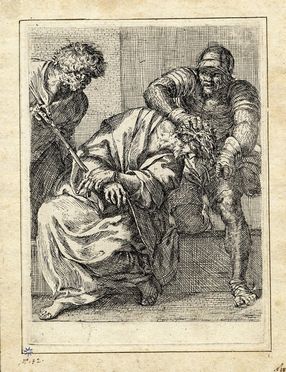  Annibale Carracci  (Bologna, 1560 - Roma, 1609) [da] : Cristo coronato di spine.  - Auction Books, Prints and Drawings - Libreria Antiquaria Gonnelli - Casa d'Aste - Gonnelli Casa d'Aste