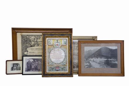 Lotto di 11 fotografie e diplomi.  - Auction Design, Prints & Drawings - Libreria Antiquaria Gonnelli - Casa d'Aste - Gonnelli Casa d'Aste