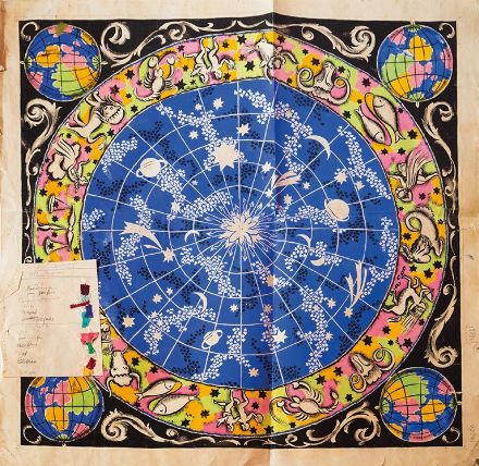 Studi per progettazione di tessuti e foulard.  - Asta Design, Grafica - Libreria Antiquaria Gonnelli - Casa d'Aste - Gonnelli Casa d'Aste
