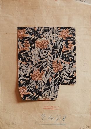 Studi per progettazione di tessuti.  - Auction Design, Prints & Drawings - Libreria Antiquaria Gonnelli - Casa d'Aste - Gonnelli Casa d'Aste