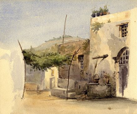 Veduta del golfo di Napoli.  - Auction Paintings, Prints, Drawings and Fine Art - Libreria Antiquaria Gonnelli - Casa d'Aste - Gonnelli Casa d'Aste