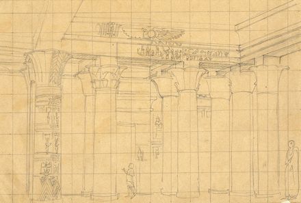  Sante Nucci  (Bologna, 1821 - 1896) : Lotto di 7 disegni di soggetto teatrale per la Semiramide di Rossini.  Gioachino Rossini  (1792 - 1868)  - Asta Grafica, Dipinti ed Oggetti d'Arte dal XV al XX secolo - Libreria Antiquaria Gonnelli - Casa d'Aste - Gonnelli Casa d'Aste