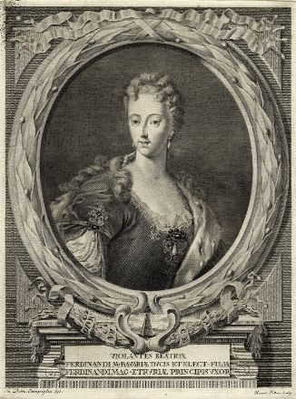  Carlo Faucci  (Firenze, 1729) : Ritratto di Maria Luisa infanta di Spagna arciduchessa d'Austria granduchessa di Toscana. Su disegno di Giuseppe Macpherson.  Giuseppe Macpherson  (Firenze, 1726), Carlo Gregori, Marco Alvise Pitteri  (Venezia, 1702 - 1786)  - Asta Grafica, Dipinti ed Oggetti d'Arte dal XV al XX secolo - Libreria Antiquaria Gonnelli - Casa d'Aste - Gonnelli Casa d'Aste