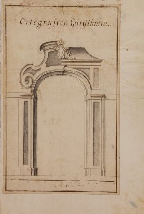  Giovanni Maria Molino  ( - 1770) : Un progetto per la fabbrica nuova del monastero del Ges ad Asti.  - Asta Grafica, Dipinti ed Oggetti d'Arte dal XV al XX secolo - Libreria Antiquaria Gonnelli - Casa d'Aste - Gonnelli Casa d'Aste