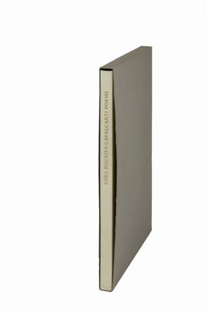  Pound Ezra : Cavalcanti Poems.  Guido Cavalcanti  - Asta Libri, manoscritti e autografi - Libreria Antiquaria Gonnelli - Casa d'Aste - Gonnelli Casa d'Aste