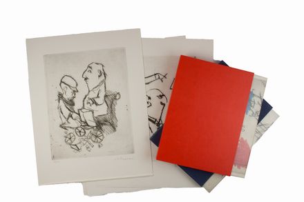  Gadda Carlo Emilio : Un �concerto� di 120 professori.  Mino Maccari  (Siena, 1898 - Roma, 1989), Franco Rognoni  (Milano, 1913 - 1999)  - Asta Libri, manoscritti e autografi - Libreria Antiquaria Gonnelli - Casa d'Aste - Gonnelli Casa d'Aste