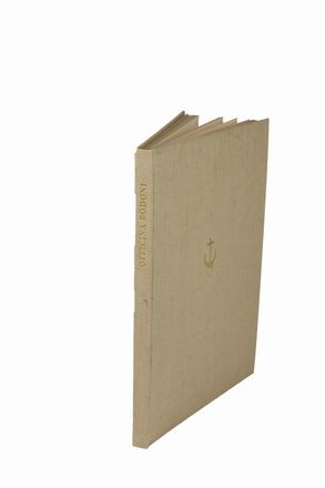  Mardersteig Giovanni : L'Officina Bodoni. La regola e le stampe di un torchio durante i primi sei anni del suo lavoro.  Frans Masereel  (Blankenberge, 1889 - Avignone, 1972)  - Asta Libri, manoscritti e autografi - Libreria Antiquaria Gonnelli - Casa d'Aste - Gonnelli Casa d'Aste