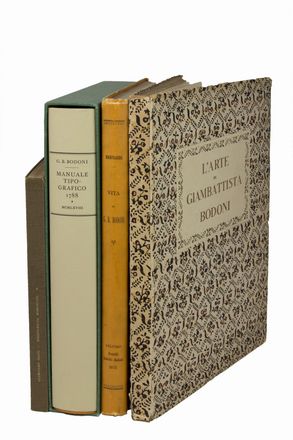  Bodoni Giambattista : Manuale tipografico 1788. Facsimile a cura di Giovanni Mardersteig.  Giovanni Mardersteig  - Asta Libri, manoscritti e autografi - Libreria Antiquaria Gonnelli - Casa d'Aste - Gonnelli Casa d'Aste