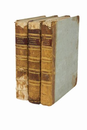  Haller Albrecht (von) : Opera minora [...] Tomi primi. Pars prima (-tomus tertius). Medicina  - Auction BOOKS, MANUSCRIPTS AND AUTOGRAPHS - Libreria Antiquaria Gonnelli - Casa d'Aste - Gonnelli Casa d'Aste