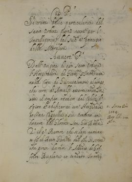 Storia, statuti, e ordinamenti del Sacro Ordine dei Gerosolomintani.  - Asta Libri, manoscritti e autografi - Libreria Antiquaria Gonnelli - Casa d'Aste - Gonnelli Casa d'Aste