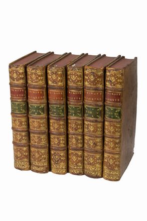  Dreux du Radier Jean Fran�ois : L'Europe illustre, contenant l'histoire abreg�e des Souverains, des Princes, des Pr�lats [...]. Tome Premier (-Sixieme). Storia, Figurato, Storia, Diritto e Politica, Collezionismo e Bibiografia  - Auction BOOKS, MANUSCRIPTS AND AUTOGRAPHS - Libreria Antiquaria Gonnelli - Casa d'Aste - Gonnelli Casa d'Aste
