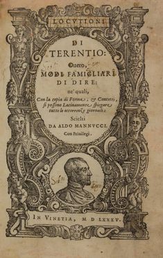  Terentius Afer Publius : Locutioni [...] overo, modi famigliari di dire [...] Scielti da Aldo Mannucci...  Aldo (il giovane) Manuzio  (1547 - 1597)  - Asta Libri, manoscritti e autografi - Libreria Antiquaria Gonnelli - Casa d'Aste - Gonnelli Casa d'Aste