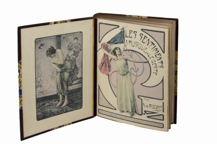  Rochas Albert de : Les sentiments, la musique et le geste. Libro d'Artista, Collezionismo e Bibiografia  Alphonse Mucha  (Ivan?ice, 1860 - Praga, 1939)  - Auction BOOKS, MANUSCRIPTS AND AUTOGRAPHS - Libreria Antiquaria Gonnelli - Casa d'Aste - Gonnelli Casa d'Aste