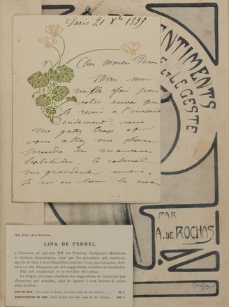  Rochas Albert de : Les sentiments, la musique et le geste. Libro d'Artista, Collezionismo e Bibiografia  Alphonse Mucha  (Ivan?ice, 1860 - Praga, 1939)  - Auction BOOKS, MANUSCRIPTS AND AUTOGRAPHS - Libreria Antiquaria Gonnelli - Casa d'Aste - Gonnelli Casa d'Aste