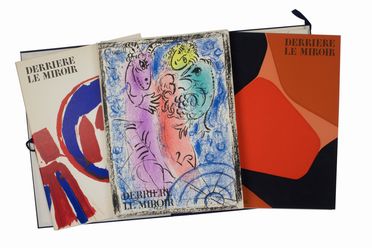 Derrire le miroir.  Marc Chagall  (Vitebsk, 1887 - St. Paul de  Vence, 1985), Georges Braque  (Argenteuil, 1882 - Parigi, 1963), Joan Mir  (Montroig, 1893 - Palma di Majorca, 1983)  - Asta Libri, manoscritti e autografi - Libreria Antiquaria Gonnelli - Casa d'Aste - Gonnelli Casa d'Aste