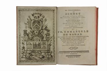  Burgio Nicol� : La discendenza di Achmet ultimo potente Amira fra i saraceni dominanti in Sicilia rappresentata in questo medesimo Regno dalla chiarissima famiglia Burgio.  - Asta Libri, manoscritti e autografi - Libreria Antiquaria Gonnelli - Casa d'Aste - Gonnelli Casa d'Aste