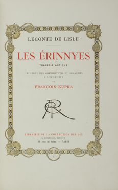  Leconte de Lisle Charles Marie [pseud. di Lecomte Charles Marie] : Les �rinnes. Tragedie antique [...]. Compositions grav�es par Fran�ois Kupka. Libro d'Artista, Legatura, Collezionismo e Bibiografia, Collezionismo e Bibiografia  Frantisek Kupka  (Opocno, 1871 - Puteaux, 1957)  - Auction BOOKS, MANUSCRIPTS AND AUTOGRAPHS - Libreria Antiquaria Gonnelli - Casa d'Aste - Gonnelli Casa d'Aste