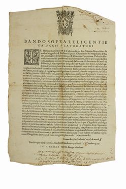 Lotto di 46 bandi medicei. Storia locale, Medicea, Storia, Diritto e Politica, Storia, Diritto e Politica  - Auction BOOKS, MANUSCRIPTS AND AUTOGRAPHS - Libreria Antiquaria Gonnelli - Casa d'Aste - Gonnelli Casa d'Aste