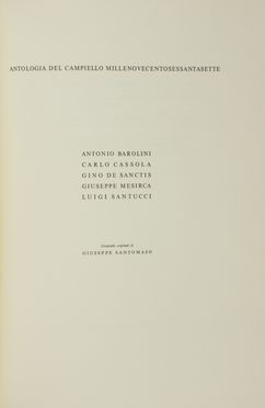 Antologia del Premio Campiello 1967. Litografie originali di Giuseppe Santomaso. Letteratura italiana, Letteratura  Carlo Cassola, Giuseppe Santomaso  (Venezia, 1907 - 1990)  - Auction BOOKS, MANUSCRIPTS AND AUTOGRAPHS - Libreria Antiquaria Gonnelli - Casa d'Aste - Gonnelli Casa d'Aste