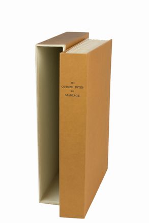 Les quinze joyes de mariage [...]. Bois originaux de René Ben Sussan.  René Ben Sussan  - Asta Libri, manoscritti e autografi - Libreria Antiquaria Gonnelli - Casa d'Aste - Gonnelli Casa d'Aste